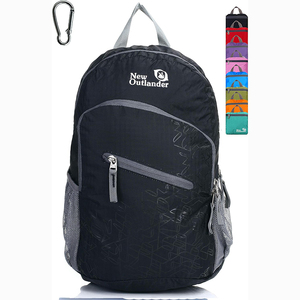 Échantillon gratuit L'usine produit des sacs à dos pliables en polyester imperméables pour la randonnée et les voyages - Product Image 1