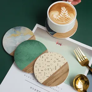 Mô hình tùy chỉnh nhanh nước THẤM DIATOMITE Coaster diatomaceous Trái Đất cup Coaster