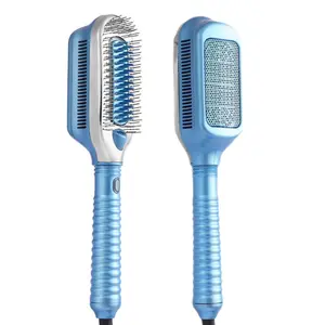 Low temperature straight hair brush Professional Cold Iron Hair Care Treatment Recovers The Damaged Hair brush