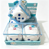 Dés géants de 5 pouces en TPR souple, jouets sensoriels anti-stress à presser