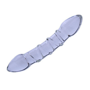 Dildo en cristal à double tête, dispositif de masturbation en verre transparent pour femmes, stimulation du point G, jouet sexuel pour adultes - Product Image 5