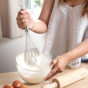 Fouet en acier inoxydable de qualité alimentaire, mini fouet en fil métallique, outils de cuisine polyvalents, gadgets pour mélanger, cuisiner, battre les œufs - Product Image 6