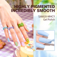Ensemble de vernis gel pastel 40 couleurs printemps/été, sans HEMA, TPO, fournitures pour ongles personnalisées OEM/ODM, vernis gel UV pour salon, vente en gros
