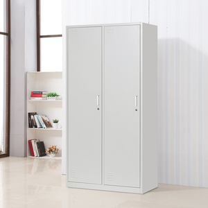 Casiers métalliques 2 portes pas chers pour salle de sport, casiers en acier pour piscine, prix des armoires vestiaires - Product Image 1