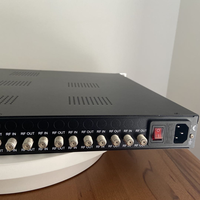 Modulador Digital RF de 16 Sintonizadores DVB-S/S2 FTA a 4/8/12 DVB-T ISDBT DVB-C ATSC para Equipos de Transmisión de TV