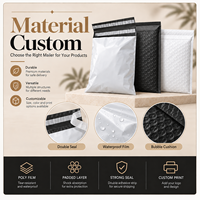 Sacs d'expédition personnalisés avec logo, sacs en polyéthylène imprimés, enveloppes en plastique avec poignée, marque SOMA, matériau LDPE, sacs d'expédition