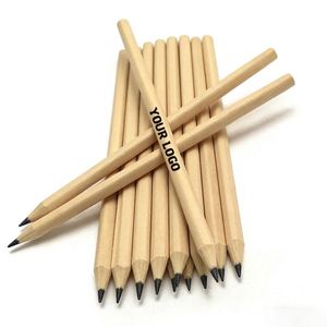 Cadeau d'entreprise promotionnel, crayons 2B personnalisés avec logo imprimé, crayons miniatures en bois naturel avec gomme, vente en gros - Product Image 1