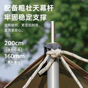 Shengyuan <b>Canopy</b> 400x292x200cm Iron Pole Waterproof Outdoor <b>Camping</b> Gear - Product Image 1