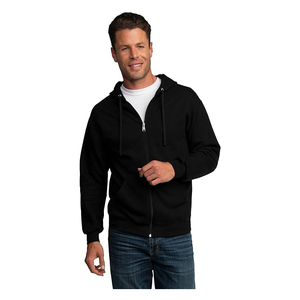 Customize High-quality French Terry <b>Hoodie</b> With Full <b>Zipper</b> Pullover, Moisture Wicking and Breathable - Product Image 1