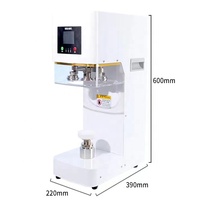 Machine de cachetage de scellant de boîte de bouteille en plastique automatique sans rotation électrique commerciale pour la boîte de nourriture de bol de papier avec l'extrémité ouverte facile