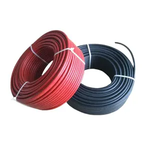 2.5/4/6mm Roll x M14 Solar Connector Cable Black or Red TUV Approval Power Cable for M14/M13 solar cable