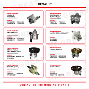 Système de direction, pompe de direction assistée 491107211R 8200711390 491108421R 6001546641 pour RENAULT/<span class=keywords><strong>DACIA</strong></span> Sandero Clio Fluence <span class=keywords><strong>Spring</strong></span> - Product Image 6
