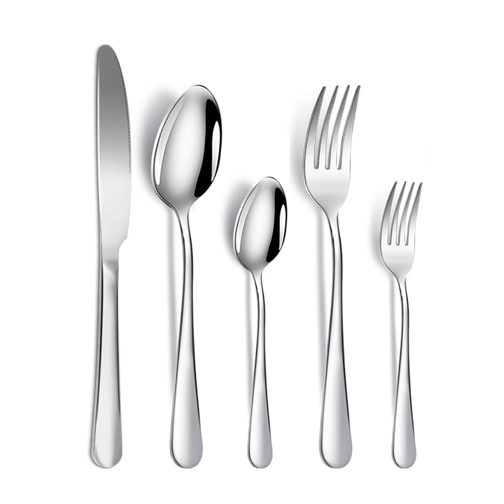 Silver 5-Piece Cutlery Set