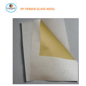 Rouleau d'isolation carré en <span class=keywords><strong>laine</strong></span> <span class=keywords><strong>de</strong></span> <span class=keywords><strong>verre</strong></span> et polypropylène écologique OEM, ignifuge et insonorisant pour toitures et cloisons <span class=keywords><strong>de</strong></span> bâtiments - Product Image 5