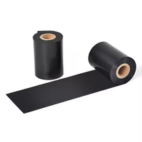 Cinta de transferencia térmica de resina y cera negra compatible con Konica Minolta para impresoras de color Zebra Oki HP e impresoras de etiquetas