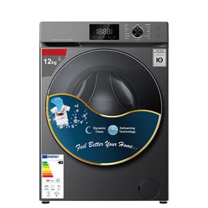 Pour <span class=keywords><strong>lave</strong></span>-<span class=keywords><strong>linge</strong></span> frontal modèle >12kg, lavage rapide à la vapeur <span class=keywords><strong>15</strong></span> min, 1400 tr/min, gris foncé, norme UE, classe énergétique US, économie d'énergie - Product Image 2