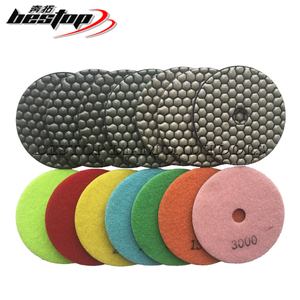 BESTOP - Discos de Lijado en Seco de Diamante para Mármol y Piedra, Personalizables, OEM, 4 Pulgadas, 30 Unidades # -3000 #   Papel de lija de alto brillo para pulido de alta eficiencia en ángulo - Product Image 3