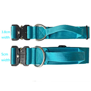<span class=keywords><strong>Collar</strong></span> táctico ajustable para perro, con hebilla de Metal duradera y mango de Control de seguridad - Product Image 2