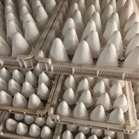 Bouchon conique en fibre céramique isolante thermique, bouchon en silicate personnalisé pour sortie de four