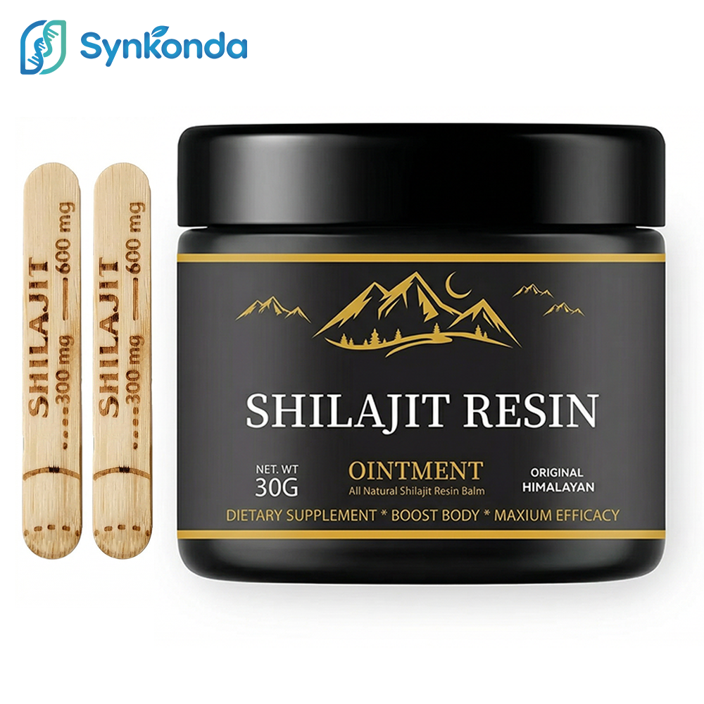 OEM Pure Shilajit Resin 30g Himalayan Shilajit Cream Paste Support Immune Boost Energy Adult Syrup Dosage Healthcare Supplement