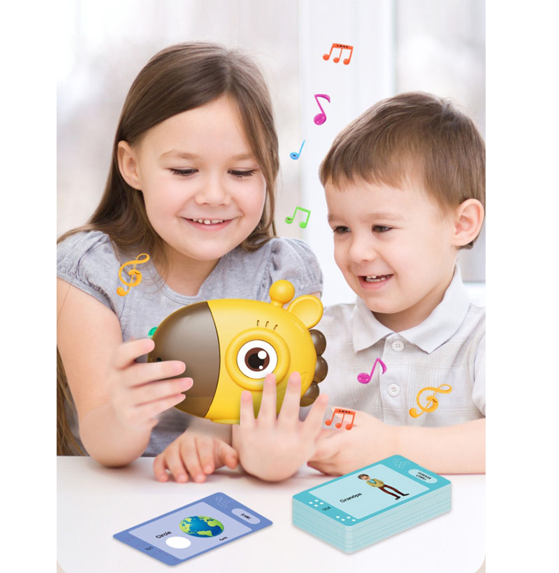 Máquina Inteligente de aprendizaje temprano para niños, máquina de aprendizaje con tarjeta de sonido en inglés, juguete de aprendizaje para niños