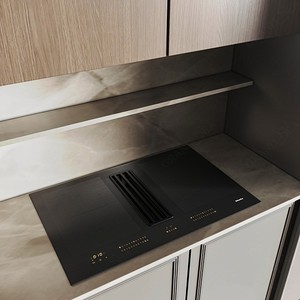 Set di Mobili da <span class=keywords><strong>Cucina</strong></span> di Lusso in Legno Massello Laccato Grigio Chiaro, Armadi Personalizzati Moderni, Mobili da <span class=keywords><strong>Cucina</strong></span> Cinesi con Isola - Product Image 3