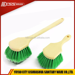 Brosse à récurer multiple à manche long de 19 ", brosse à roue en alliage, brosse à récurer, brosse douce - Product Image 2