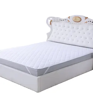 high quality 120*200 100-cotton fabric quilted hotel mattress cover