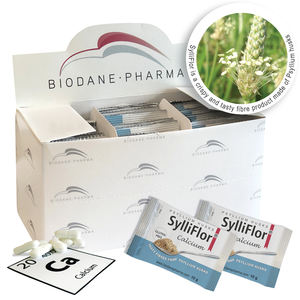 Cáscaras de Psyllium SylliFlor Tratadas con Calor, Extracto Herbal en Polvo, Alto Contenido de Calcio, Suplementos de Fibra Dietética de Alta Calidad, Mejora la Salud, Biodane - Product Image 1