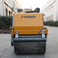 Nouveau Compacteur Vibratoire Monocylindre Autopropulsé FURD FYLJ-S600C 550kg à Essence, Moteur Changfa 5.4HP/9HP, 20kN