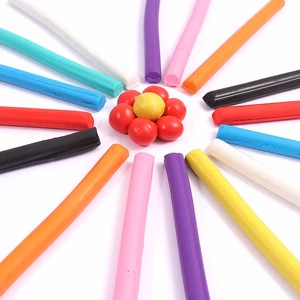 Foska 100% Matériau sûr facile à façonner et à toucher Fabrication de pâte à modeler en argile <span class=keywords><strong>douce</strong></span> et malaxable pour les projets d'artisanat pour enfants - Product Image 2