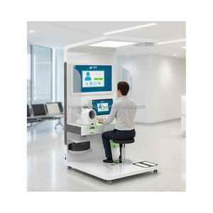 Huasheng Medical Ai telemedicine Smart All In One การตรวจสุขภาพ HS-S500ตู้ตรวจสุขภาพ - Product Image 6