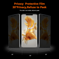 Filtre de confidentialité pour écran de téléphone portable, série Masters, ultra-fin, PET souple, noir
