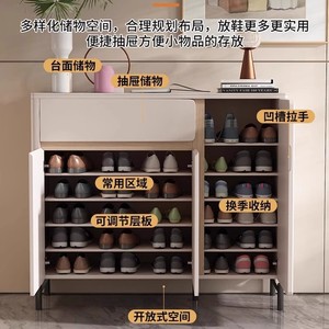 Shoe <b>Cabinet</b> Entryway <b>Storage</b> Unit <b>Small</b> Space Saving Modern Design For Home Indoor Use - Product Image 3