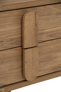 ตู้วางทีวีไม้โอ๊คมาเลเซียแท้ LOME ขนาด 1.65 ม. ผลิตในมาเลเซีย ตู้วางอุปกรณ์สื่อสารไม้เนื้อแข็งสไตล์สแกนดิเนเวียนสำหรับอพาร์ทเมนต์ขนาดเล็ก - Product Image 5