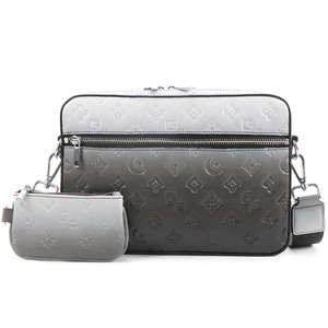 Custom Crossbody Camera <b>Bag</b> PU Leather Gradient Shoulder Messenger <b>Bag</b> Unisex Sling <b>Bag</b> OEM Manufacturer - Product Image 1