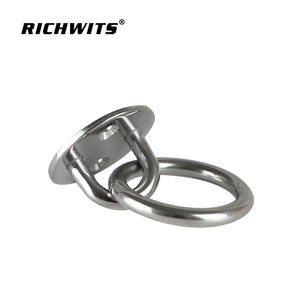 Stainless Steel 304/316 Ratchet Buckles Round Eyeplate <b>Awning</b> Fastener with Ring Boat Bolt Seat with Ring - Product Image 2