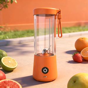 Licuadora Portátil Mini de 400 ml, 6 Cuchillas de Acero Inoxidable 304, Funciona con Batería para Preparar Smoothies Rápidamente en Casa - Product Image 1