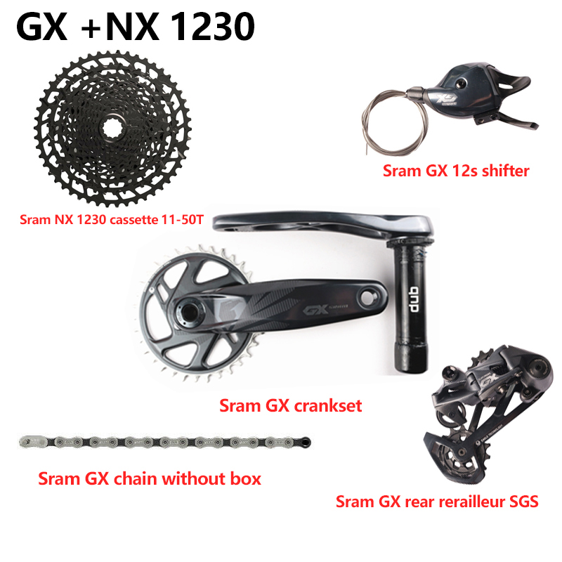 SRAM GX EAGLE 1x12s 12 Speed Crankset & Trigger Shifter