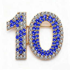 Nome di Era personalizzato associazione greca rotonda in pietra digitale in lega spilla Zeta Phi Beta Sgrho Gamma Phi Delta Iota Phi Lambda JJOA - Product Image 3