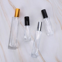 Échantillon gratuit designer 5 10 20 30 ml verre oriental vaporisateur clair bouteille de parfum avec sertissage surabaya