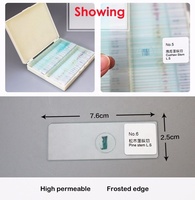 50 Pcs Botany Prepared Microscope Slides with Plant for University Education