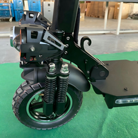 Trottinette électrique pliable OEM haute vitesse 800W 48V avec pneus pneumatiques tout-terrain de 10 pouces, double phare et siège