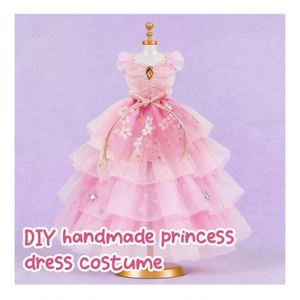 Princess Dress Design <b>Kit</b> Educational Plastic PVC Unisex <b>Sewing</b> Craft Mannequin Fabric Templates Ribbons Trims Model Toy Q - Product Image 6
