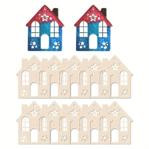 Maisons en bois à peindre soi-même, décorations de fête sur le thème <span class=keywords><strong>des</strong></span> <span class=keywords><strong>contes</strong></span> - Product Image 1