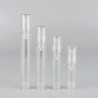 Flacons de parfum vides en acrylique 5ml 10ml 12ml 15ml avec pompe pulvérisatrice transparente et flacon vaporisateur pour emballage de soins de la peau