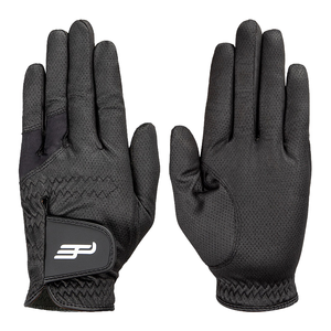 Guantes de Golf PLAYEAGLE para Hombre, Mano Izquierda, Material PU, Fabricante OEM, Logotipo Personalizado, Tela Nano, Negro - Product Image 1