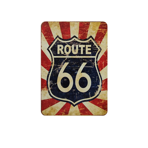 <span class=keywords><strong>Plaque</strong></span> Métallique <span class=keywords><strong>Vintage</strong></span> Route 66 Personnalisée <span class=keywords><strong>Grande</strong></span> Taille 12''*15'' Décoration Murale pour Bar, Café, Pub, Magasin, Restaurant - Product Image 4