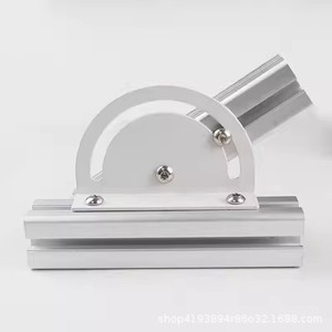 Plaque d'ajustement d'angle en aluminium Xinrui 30x30 40x40 pour extrusion, connexion à 180 degrés pour direction transversale - Product Image 1