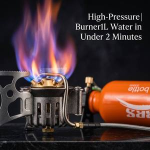 Réchaud de camping portable multi-combustibles, cuisinière d'extérieur tout-en-un, réchaud de voiture pour voyage, vente en gros OEM - Product Image 3